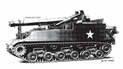 Самоходная артиллерийская установка M43 Howitzer Motor Carriage (США)