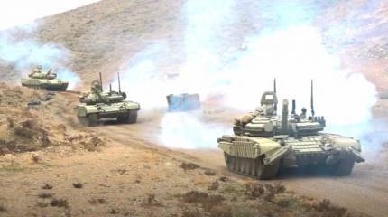 В Азербайджане проведена внезапная проверка боеготовности одной из танковых частей