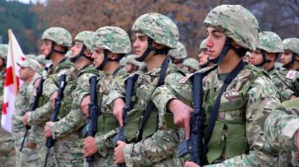 Уровень доверия армии в Грузии достиг рекордных значений