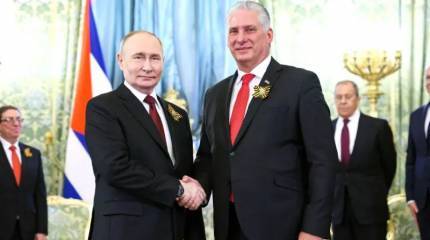 На встрече с Путиным президент Кубы пожелал России успешного проведения спецоперации