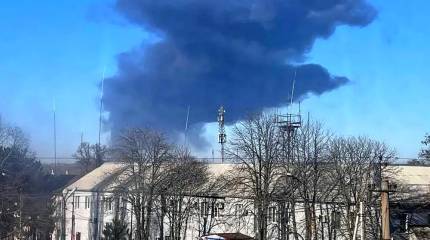 Сообщается о новых взрывах в Сарнах Ровенской области на западе Украины