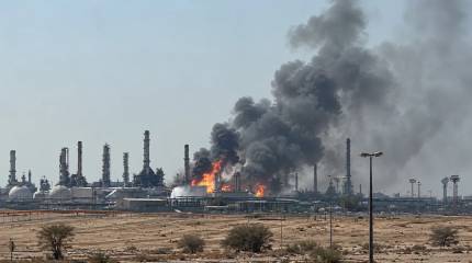 В Саудовской Аравии вновь горит завод компании Saudi Aramco