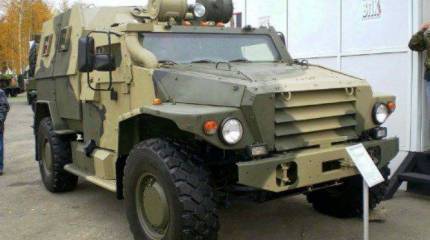 Российские бронемашины «Волк»