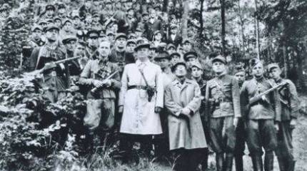 Советские партизаны польской Гвардии Людовой