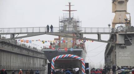 Корвет «Ретивый» проекта 20380 готовят к вселению экипажа
