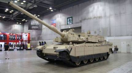 Южная Корея представила "пустынный" вариант ОБТ К2 "Чёрная пантера"