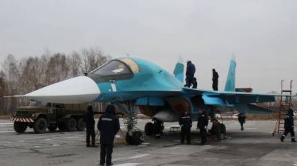 Партия новых фронтовых бомбардировщиков Су-34 поступила в войска