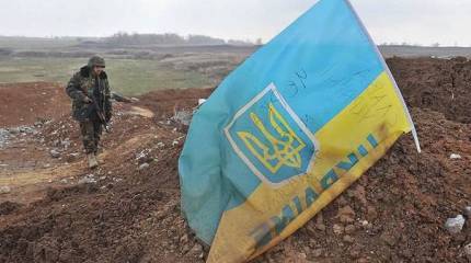 Репортаж с позиций украинских войск в Песках