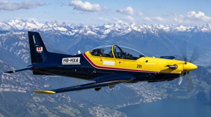 В Швейцарии прошёл заводские испытания учебный самолёт Pilatus PC-21 для Канады