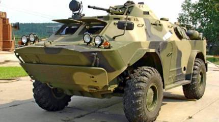 Бронированная разведывательно-дозорная машина БРДМ-2. Инфографика