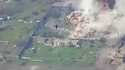 Уничтожение украинских позиций высокоточными боеприпасами «Краснополь» попало в кадр