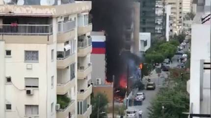 В столице Кипра Никосии неизвестные лица подожгли российский культурный центр