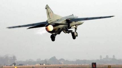 В Индии упал истребитель МиГ-27 индийских ВВС