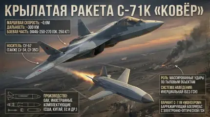 Чем С-71К «Ковёр» меняет арифметику ударов по Украине