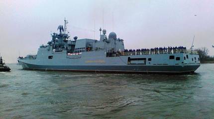 Начались ходовые испытания фрегата «Адмирал Григорович»