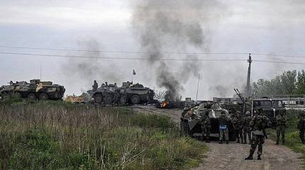 Украинские силовики покидают территорию ДНР