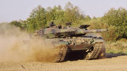 Минобороны РФ показало кадры уничтожения танков Leopard и другой бронетехники ВСУ западного производства