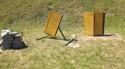 Тестирование пулерассеивающей брони