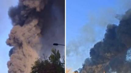 Ракетным ударом поражён объект энергетики в Днепропетровске