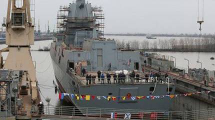 На воду спущен фрегат проекта 22350 "Адмирал Касатонов"