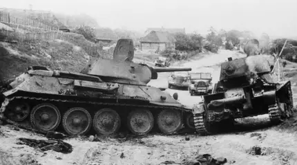 Задолго до БПЛА: условие обстрела отечественных танков и артсамоходов в боевых операциях 1942, 1943 и 1944 годов