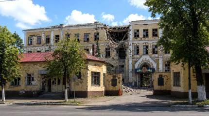 Опубликованы кадры последствий удара по штабу Сухопутных войск в Киеве