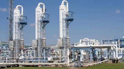 Подземные хранилища газа в Европе опустели почти наполовину