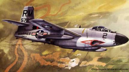Реактивный «Кит» в небе Кореи. Истребитель F3D «Скайнайт»