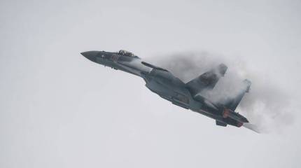 Истребители Су-30СМ/35С провели учение в Хабаровском крае