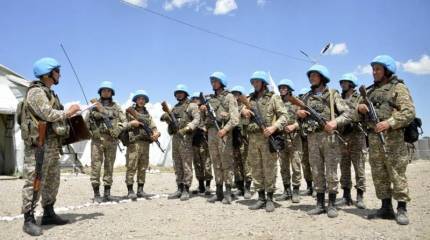 Казахстан намерен направить 430 своих миротворцев в Африку и на Ближний Восток