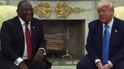 «Скажи, какого чёрта Зеленский делал в ЮАР?»: Трамп и Рамафоса высмеяли главу киевского режима