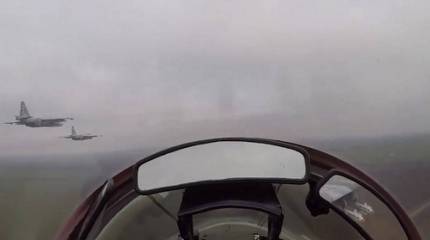 Украинские ВВС провели учения над акваторией Азовского моря