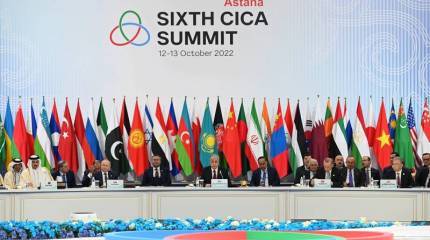 Президент Путин прилетел в столицу Казахстана, где примет участие в трех международных саммитах