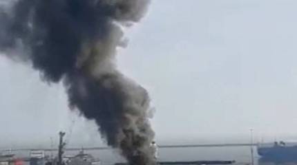В турецком порту Самсун на побережье Чёрного моря прогремел взрыв