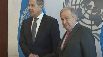 Генсек ООН призвал главу МИД России Сергея Лаврова продлить «зерновую сделку»