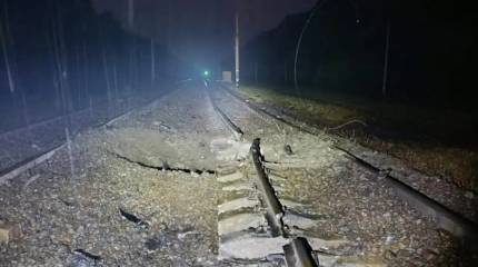 Представлены кадры с ударами по транспортной и энергоинфраструктуре противника