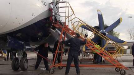 В Сети появилось видео первого запуска двигателей лётного образца Ил-114-300