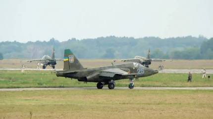 В ходе удара по аэродрому Вознесенск под Николаевом уничтожены три штурмовика Су-25 ВС ВСУ - Минобороны