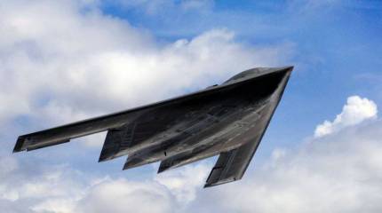 Обновленный тяжелый малозаметный стратегический бомбардировщик Northrop B-2 Spirit