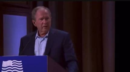 Буш: Нельзя оправдать жестокое вторжение в Ирак... то есть на Украину