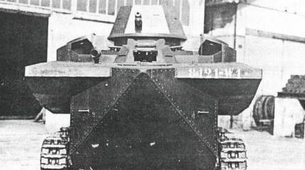 Плавающий танк Batignolles-Chatillon DP-2 (Франция)