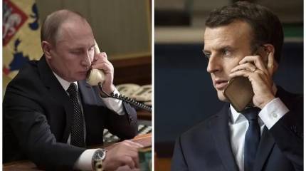 «Имел содержательный характер»: Владимир Путин провёл телефонный разговор с Эммануэлем Макроном