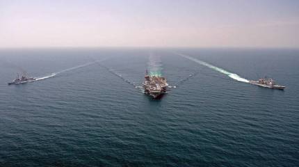 Командир авианосной ударной группы «Джордж Буш»: «Мы каждый день демонстрируем готовность к войне»