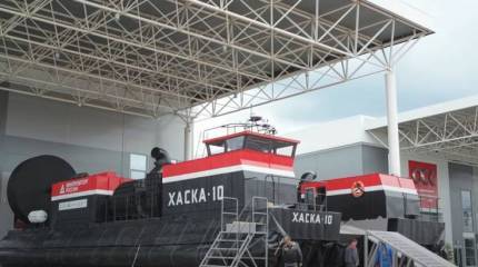 Заинтересовавшее военных судно на воздушной подушке «Хаска-10» проходит испытания