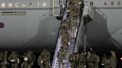 В Эстонию переброшено первое подразделение британских военнослужащих