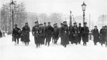 Германские военнопленные в Петрограде. 1915
