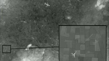 "Первый канал" представил сенсационный спутниковый снимок малайзийского "Боинга" за мгновение до крушения