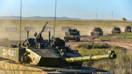 Китай задействовал десятки своих новейших танков Type 99A в крупных учениях