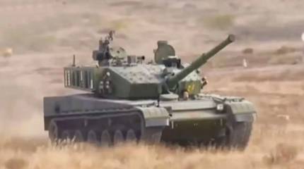 Китай впервые показал испытания новейшего танка Type 99B