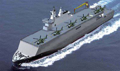 Проекты универсальных кораблей Blohm + Voss MRD-150 и MRD-200 (Германия)
